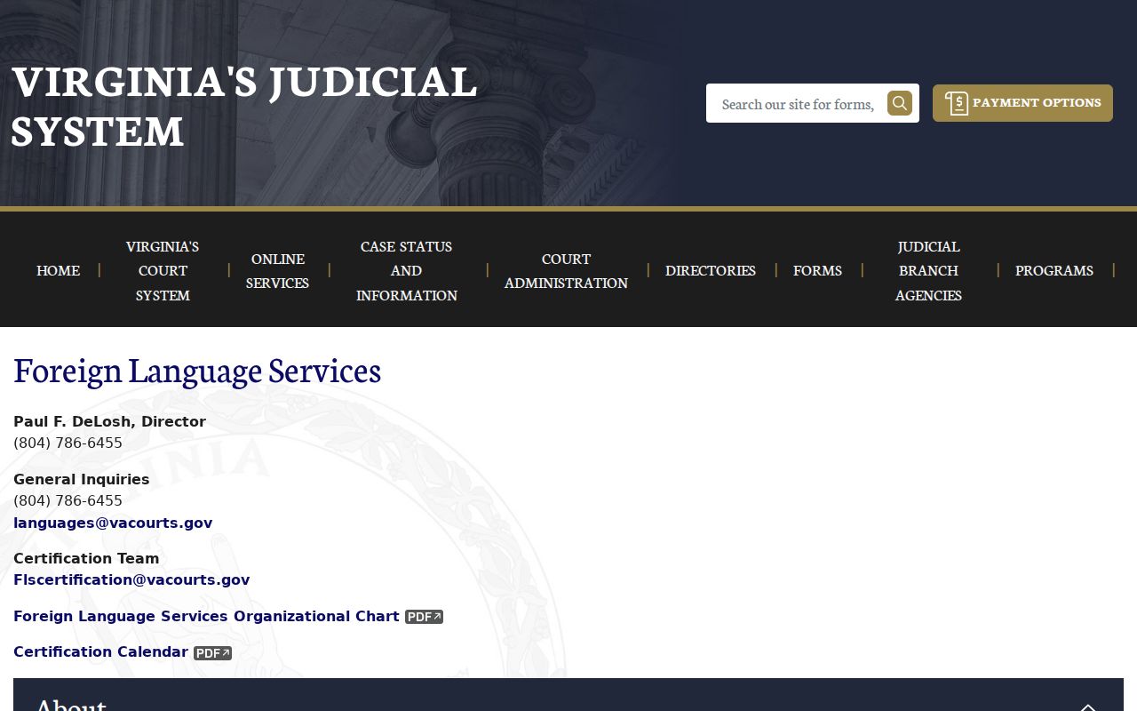 Haysi criminal court records interpreter program